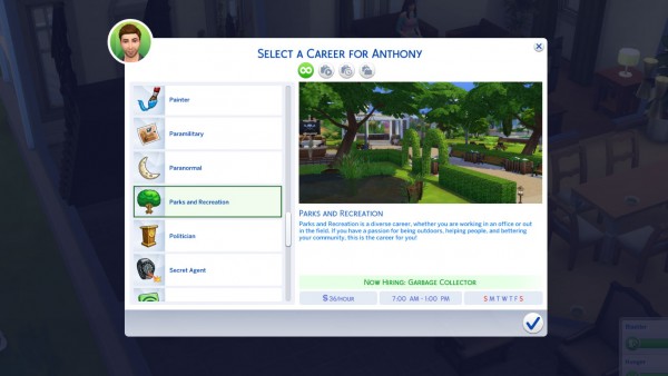  Mod The Sims: Parks and Recreation Career by Dero