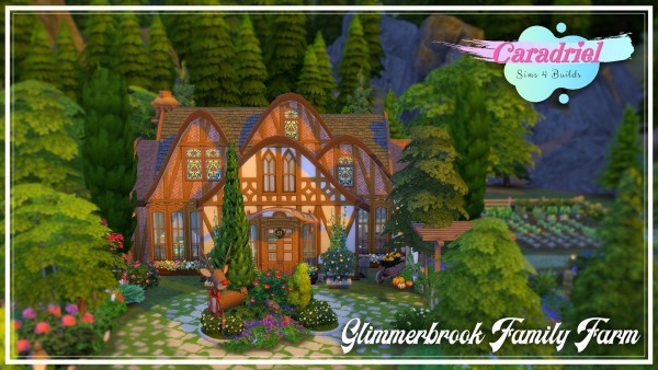  Mod The Sims: Glimmerbrook Family Farm (no CC) by Caradriel