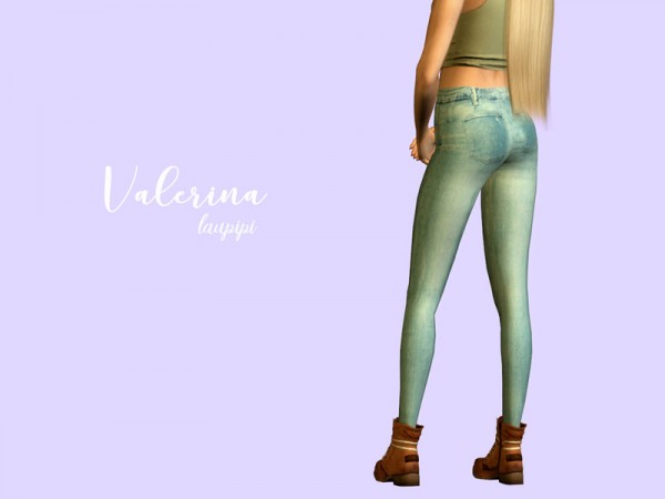  The Sims Resource: Valerina Jeans by laupipi