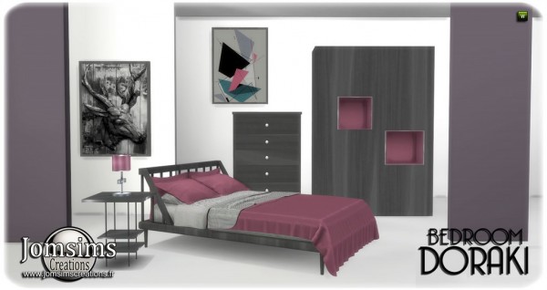  Jom Sims Creations: Doraki bedroom