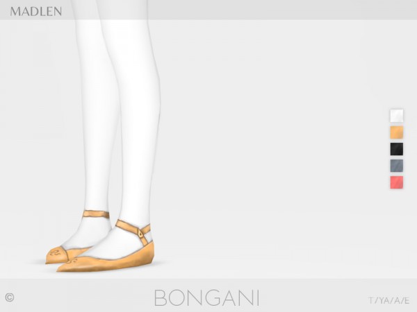  The Sims Resource: Madlen Bongani Shoes by MJ95