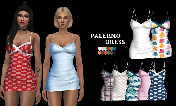  Leo 4 Sims: Palermo Dress
