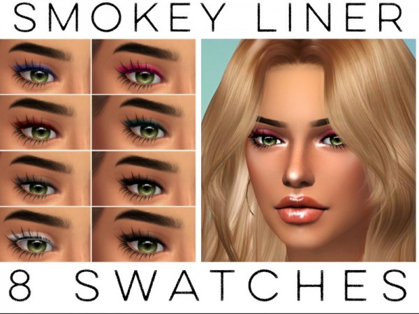  The Sims Resource: Smokey Liner 01 by cutelolxox