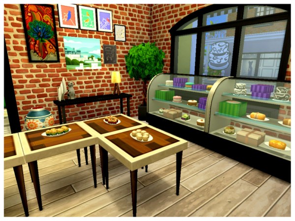  The Sims Resource: The Corner Bakery by Mini Simmer