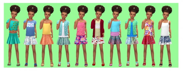  Sims 4 Sue: Skater Skirt