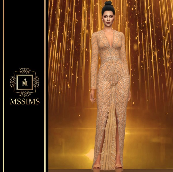  MSSIMS: Demi gown dress