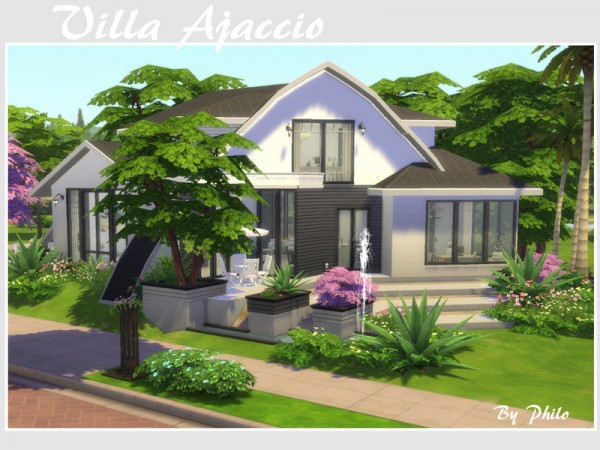  The Sims Resource: Villa Ajaccio by philo