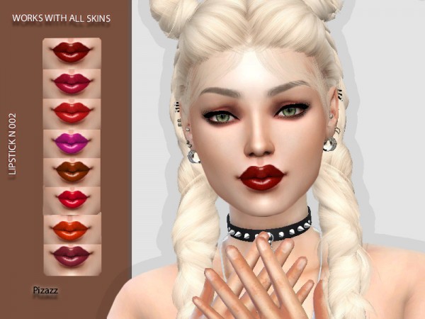  The Sims Resource: Lipstick N 002 by pizazz
