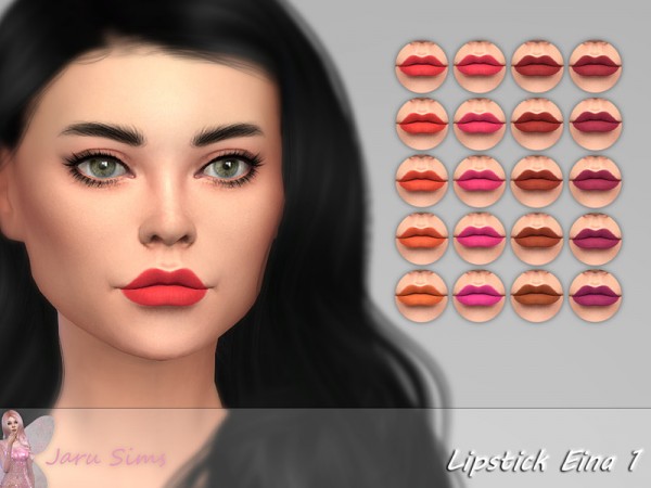  The Sims Resource: Lipstick Eina 1 by Jaru Sims