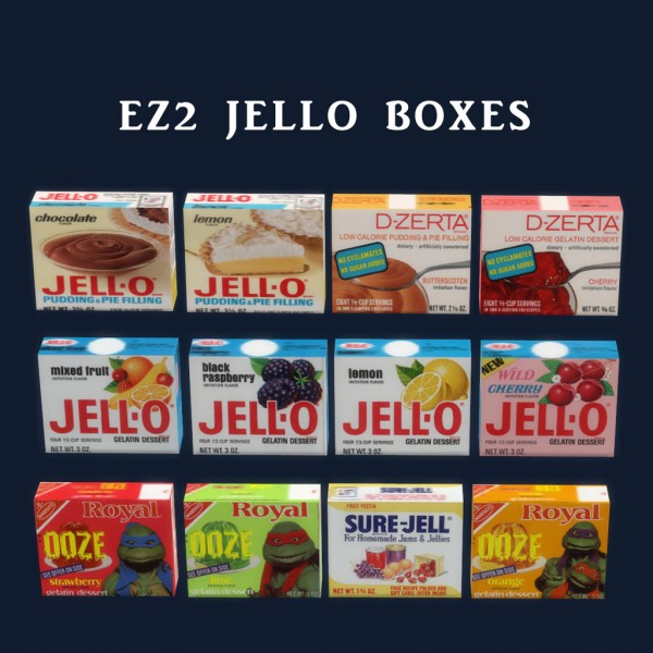  Leo 4 Sims: Jello Boxes