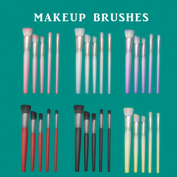  Leo 4 Sims: Makeup Brushes