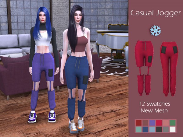  The Sims Resource: Casual Jogger by Lisaminicatsims