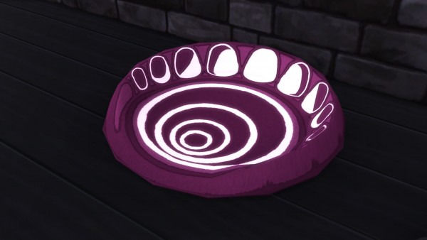  Mod The Sims: Glowing Magic Pet Bed by Serinion