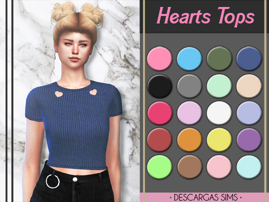  Descargas Sims: Hearts Tops