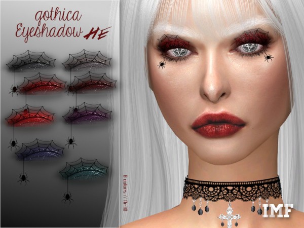  The Sims Resource: Gothica Eyeshadow N.110 by IzzieMcFire
