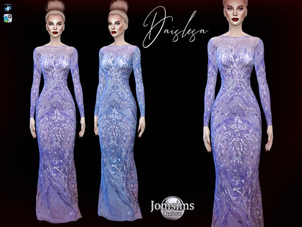  The Sims Resource: Daislesa dress by jomsims