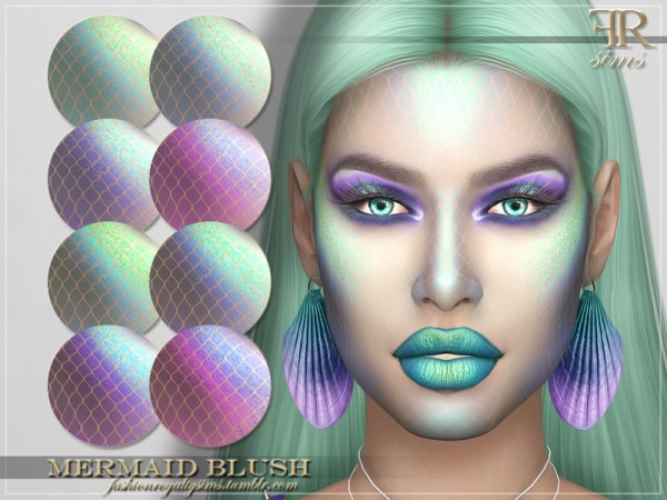  The Sims Resource: Mermaid Blush by FashionRoyaltySims