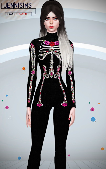  Jenni Sims: Skeleton Bodysuit