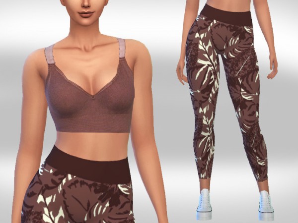  The Sims Resource: Yoga Mix Outfits by Saliwa