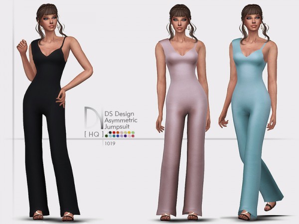  The Sims Resource: Design Asymmetric Jumpsuit by DarkNighTt