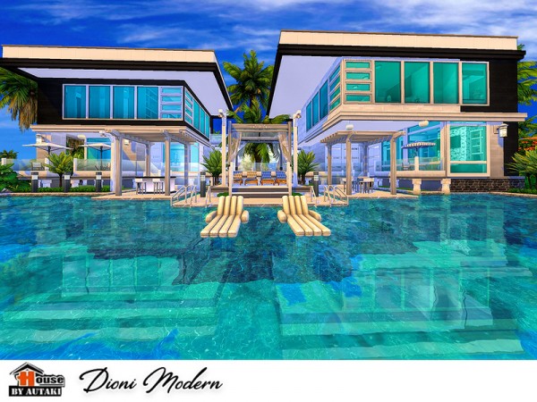 The Sims Resource: Dioni Modern house by autaki