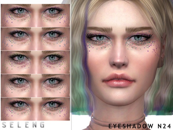  The Sims Resource: Eyeshadow N24 by Seleng