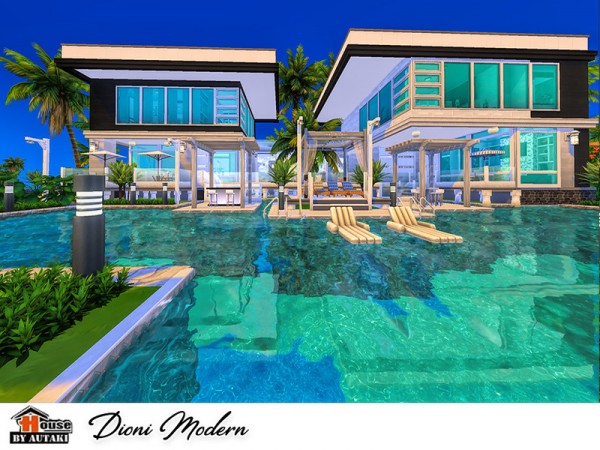  The Sims Resource: Dioni Modern house by autaki