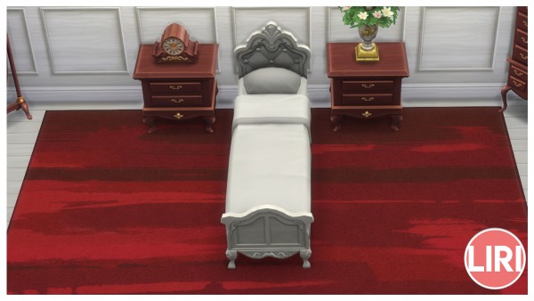  Mod The Sims: Princess Cordelias Single Bed Separated by Lierie