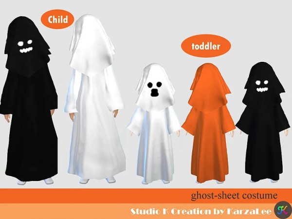  Studio K Creation: Ghost sheet costume for kids