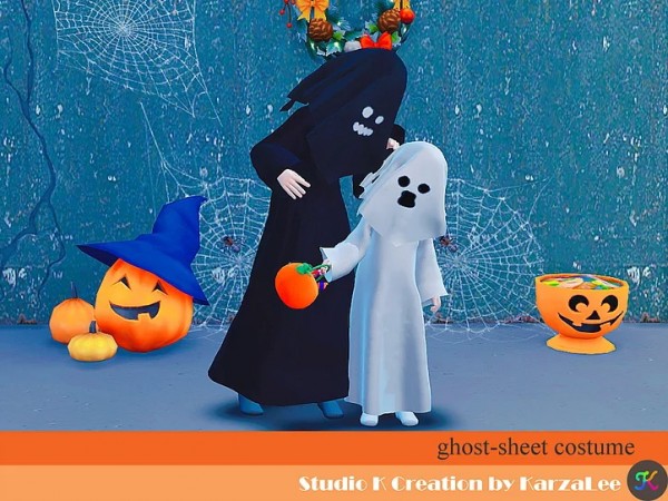  Studio K Creation: Ghost sheet costume for kids