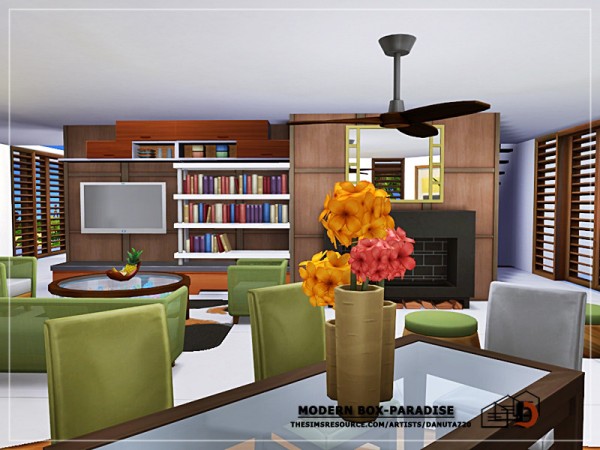  The Sims Resource: Modern box Paradise by