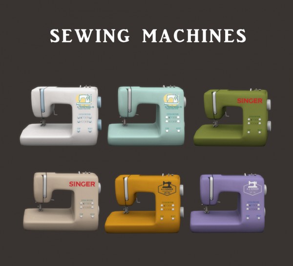  Leo 4 Sims: Sewing Machines
