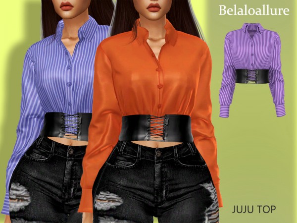  The Sims Resource: Juju top by belal1997