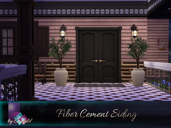  The Sims Resource: Fiber Cement Siding by emerald