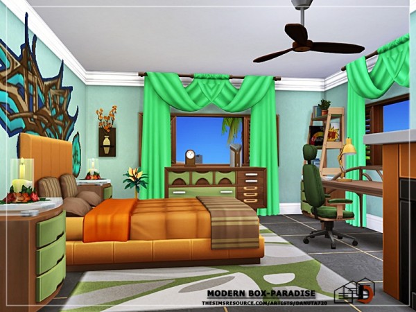  The Sims Resource: Modern box Paradise by