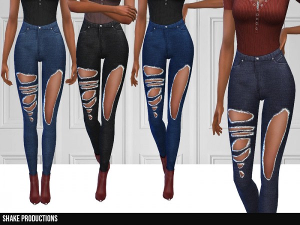 The Sims Resource: 320 - Jeans by ShakeProductions • Sims 4 Downloads