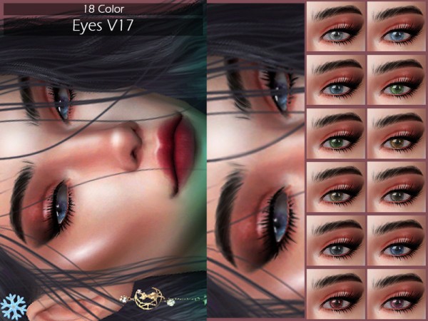  The Sims Resource: Eyes V17 by Lisaminicatsims