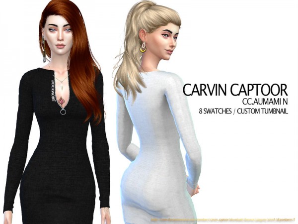  The Sims Resource: Aumami N dress by carvin captoor