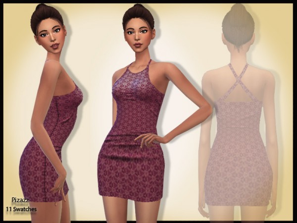  The Sims Resource: Mini Party Dress v 004 by pizazz
