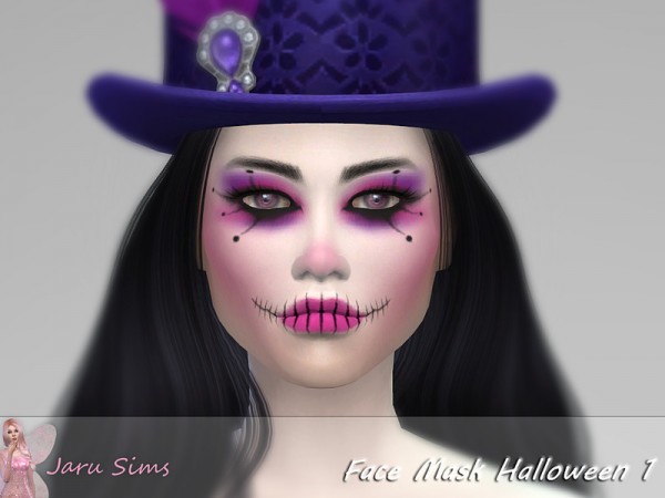  The Sims Resource: Face Mask Halloween 1 by Jaru Sims
