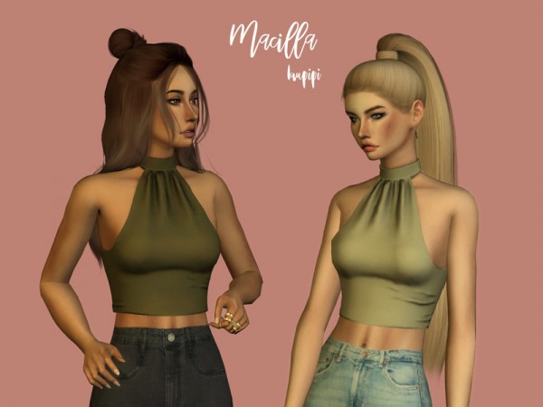  The Sims Resource: Macilla Top by laupipi
