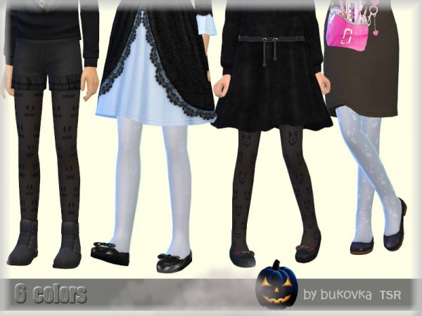  The Sims Resource: Tights Pumpkin child by bukovka