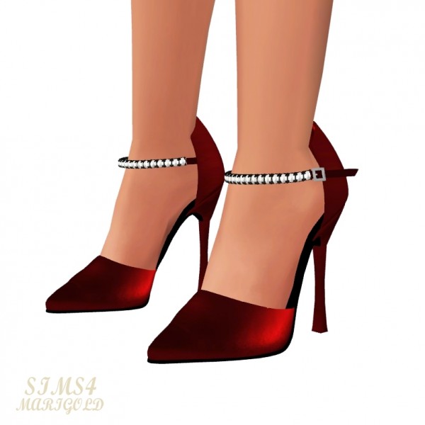  SIMS4 Marigold: Chain Strap High Heel