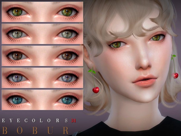  The Sims Resource: Eyecolors 31 by Bobur3