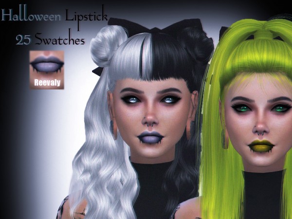  The Sims Resource: Halloween Lipstick V1 by Reevaly