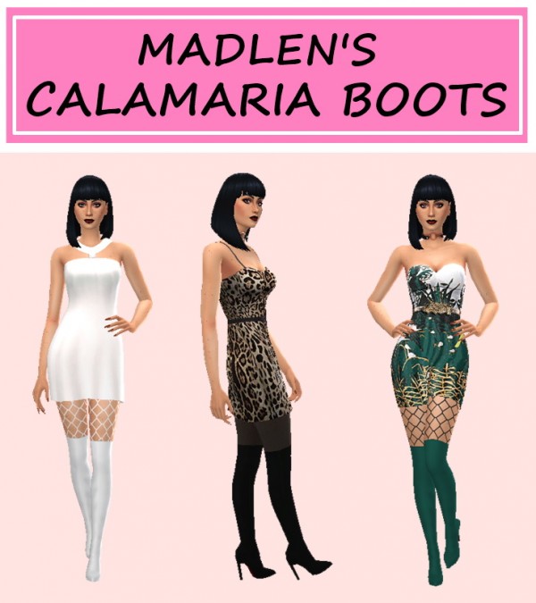  Sims 4 Sue: Madlen`s Calamaria boots