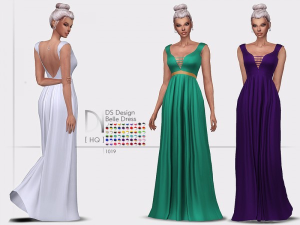 The Sims Resource: Design Belle Dress by DarkNighTt