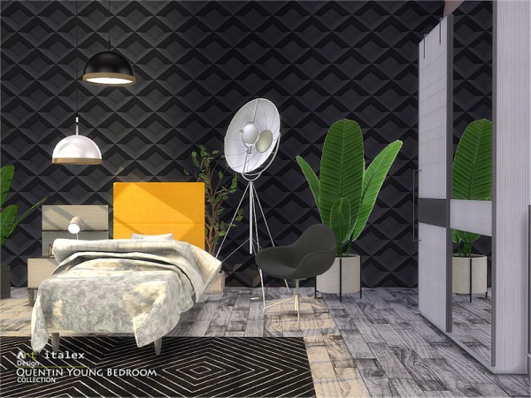  The Sims Resource: Quentin Young Bedroom by ArtVitalex