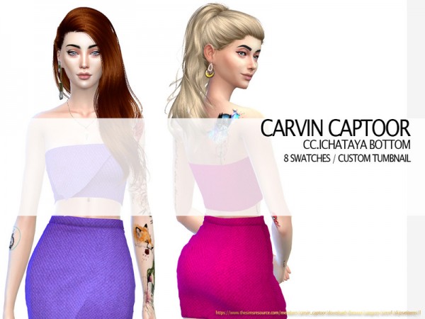  The Sims Resource: Ichataya bott skirt by carvin captoor