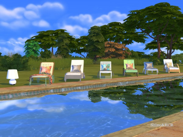  The Sims Resource: Lounger Set for Island Living by ShinoKCR